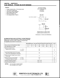 Click here to download KBPC608 Datasheet