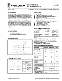 Click here to download SC1117CST-3.3 Datasheet