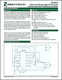Click here to download SC4612STRT Datasheet