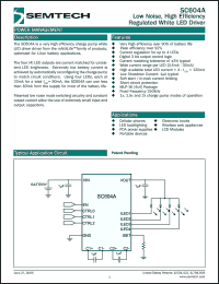 Click here to download SC604A Datasheet