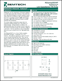 Click here to download RClamp0504P.TCT Datasheet