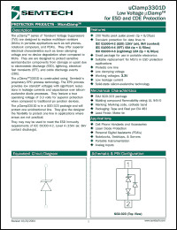 Click here to download UCLAMP3301D.TCT Datasheet