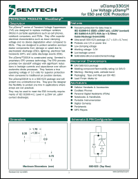 Click here to download uClamp3301H Datasheet