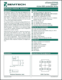 Click here to download uClamp3304A Datasheet