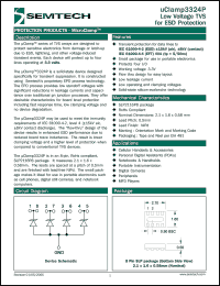 Click here to download uClamp3324P Datasheet