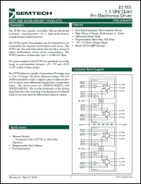 Click here to download E7765AXF Datasheet