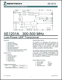 Click here to download XE1201AI026TR Datasheet