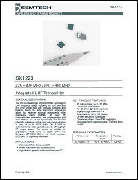 Click here to download SX1223 Datasheet