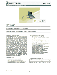 Click here to download XE1203 Datasheet