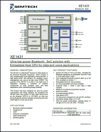 Click here to download XE1431I077TRLF Datasheet