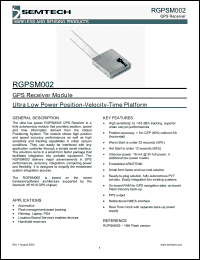 Click here to download RGPSM002 Datasheet