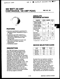 Click here to download PMD19D100 Datasheet