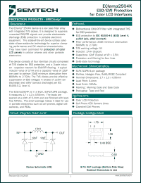 Click here to download ECLAMP2504K Datasheet