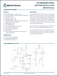 Click here to download SC1302CISTRT Datasheet