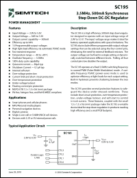 Click here to download SC195ULTRT Datasheet