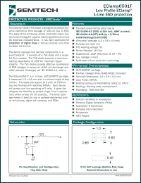Click here to download ECLAMP0501T Datasheet