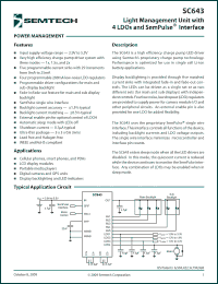 Click here to download SC643ULTRT Datasheet