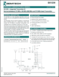 Click here to download SX1230 Datasheet