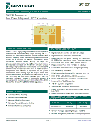 Click here to download SX1231 Datasheet