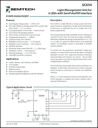 Click here to download SC654EVB Datasheet