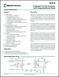 Click here to download SC419ULTRT Datasheet