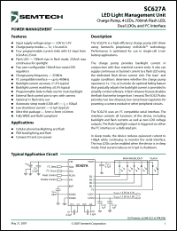 Click here to download SC627AEVB Datasheet
