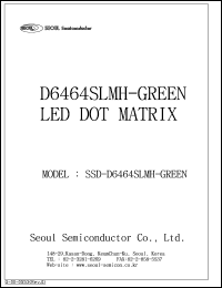Click here to download SSD-D6464SLMH-GREEN Datasheet