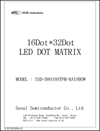 Click here to download SSD-D80160TFM-RAINBOW Datasheet