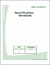 Click here to download WH603R Datasheet