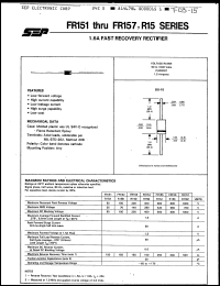 Click here to download FR157 Datasheet