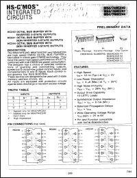 Click here to download M74HC244B1 Datasheet