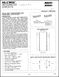 Click here to download M74HC651B1 Datasheet