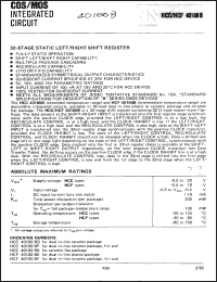 Click here to download HCC40100BD Datasheet