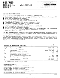 Click here to download HCC40106BD Datasheet