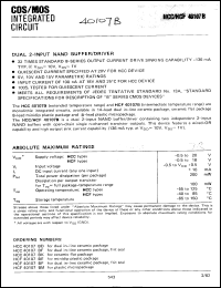 Click here to download HCF40107BE Datasheet