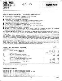 Click here to download HCF4511BE Datasheet