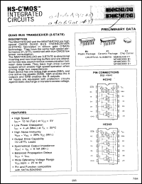 Click here to download M74HC243F1 Datasheet