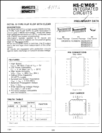 Click here to download M54HC273F1 Datasheet