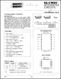 Click here to download M54HC4024F1 Datasheet