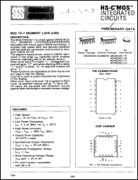 Click here to download M74HC4511C1 Datasheet