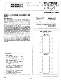 Click here to download M54HC4515F1 Datasheet