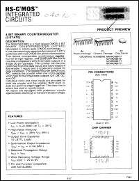 Click here to download M54HC693F1 Datasheet