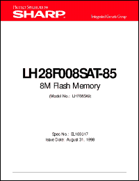 Click here to download LH28F008SAT-85 Datasheet