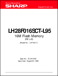 Click here to download LH28F016SCT-L95 Datasheet