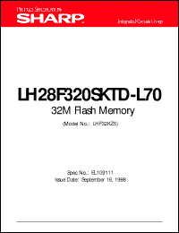 Click here to download LH28F320SKTD-L70 Datasheet