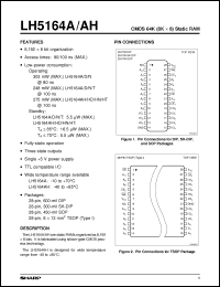 Click here to download LH5164AH Datasheet