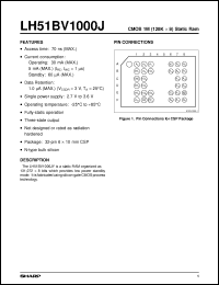 Click here to download LH51BV1000JY-70 Datasheet