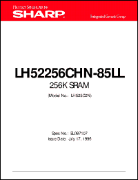 Click here to download LH52256CHN-85LL Datasheet