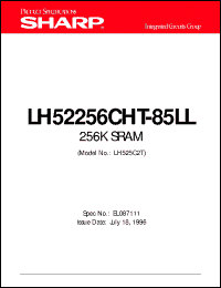 Click here to download LH52256CHT-85LL Datasheet
