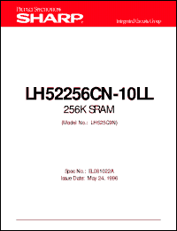 Click here to download LH52256CN-10LL Datasheet